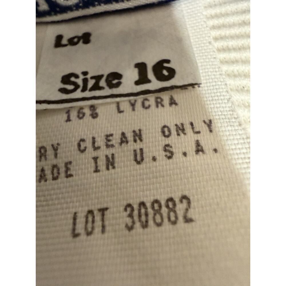Jessica Howard Ivory Zip-Front Jacket & Black Pants Suit – Size 16 - Picture 6 of 15